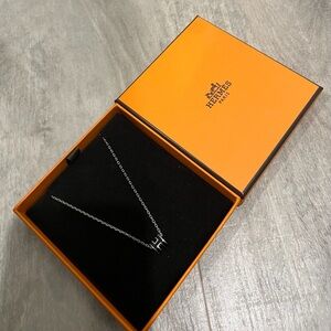 Hermès Silver Necklace